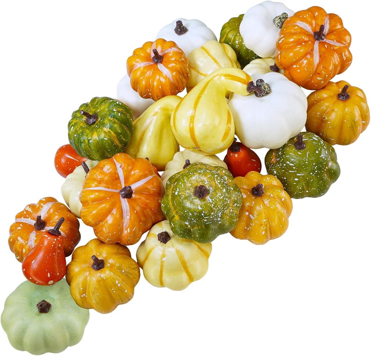 Artificial Pumpkins Gourds Squashes Decorative Fall Pumpkins
